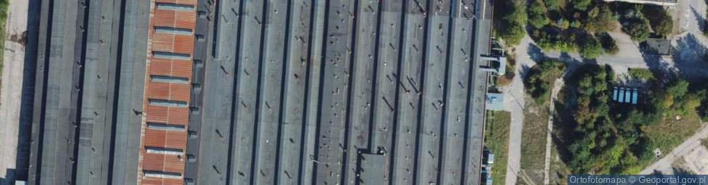 Zdjęcie satelitarne OSP przy Fabryce Mebli Okrętowych Famos w Starogardzie Gdańskim