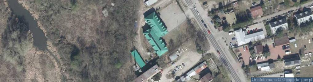 Zdjęcie satelitarne OSP Świdry Małe