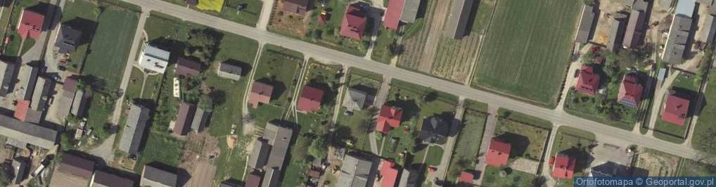 Zdjęcie satelitarne OSP w Aleksandrówce