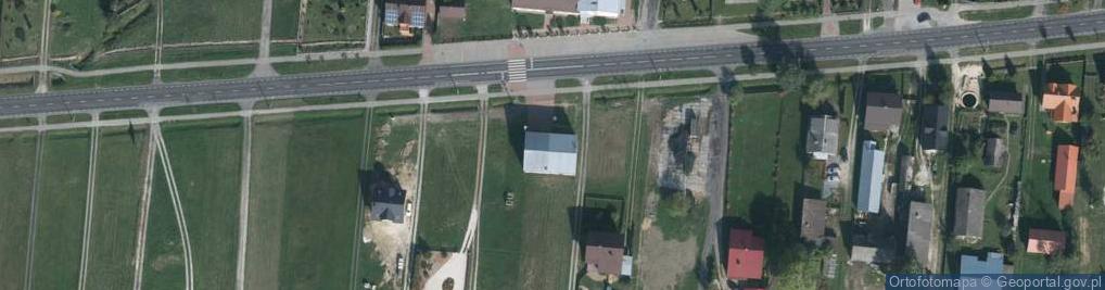 Zdjęcie satelitarne OSP w Aleksandrowie i