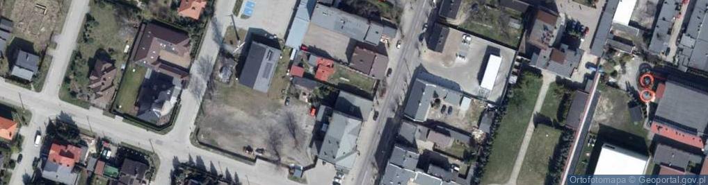 Zdjęcie satelitarne OSP w Aleksandrowie Łódzkim