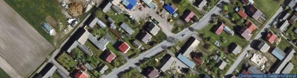 Zdjęcie satelitarne OSP w Andrzejewie