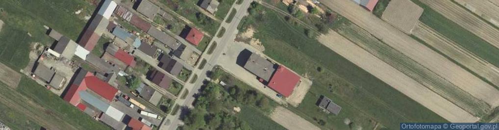 Zdjęcie satelitarne OSP w Andrzejowie