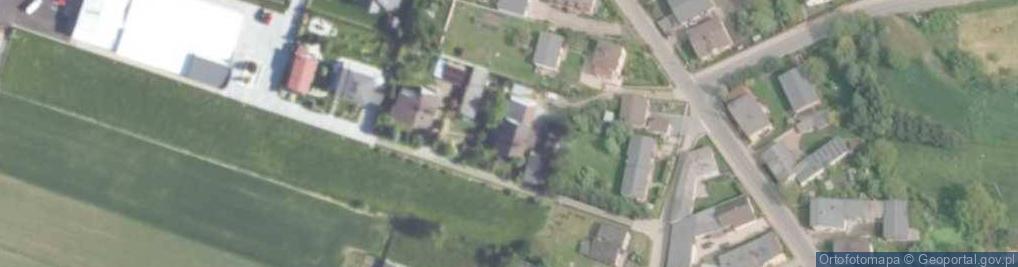 Zdjęcie satelitarne OSP w Babienicy