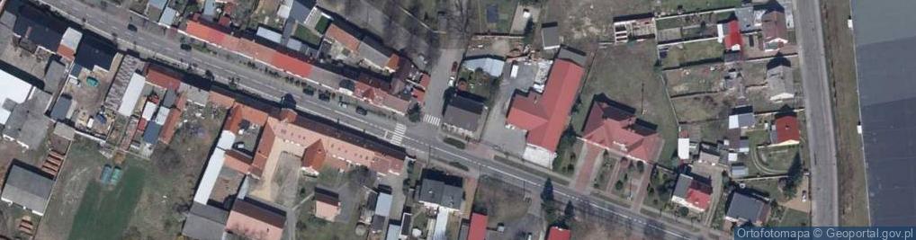 Zdjęcie satelitarne OSP w Babimoście