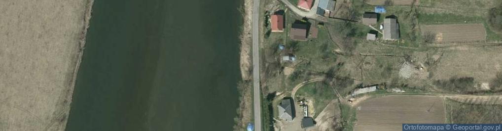Zdjęcie satelitarne OSP w Bachowie