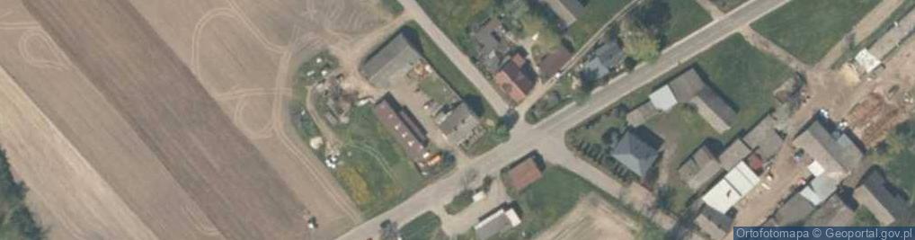 Zdjęcie satelitarne OSP w Bąkowie Górnym