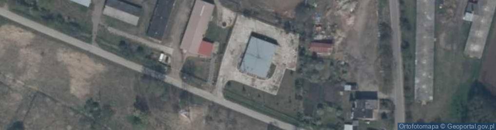 Zdjęcie satelitarne OSP w Baniach Mazurskich