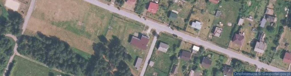 Zdjęcie satelitarne OSP w Bębnowie
