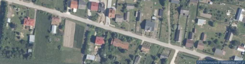 Zdjęcie satelitarne OSP w Bedlnie