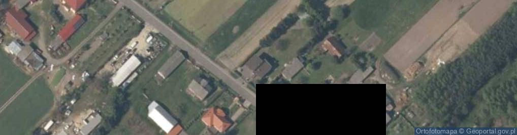 Zdjęcie satelitarne OSP w Bełchowie