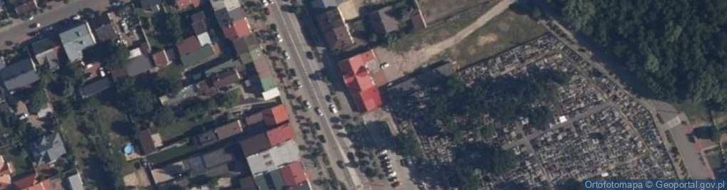 Zdjęcie satelitarne OSP w Białobrzegach