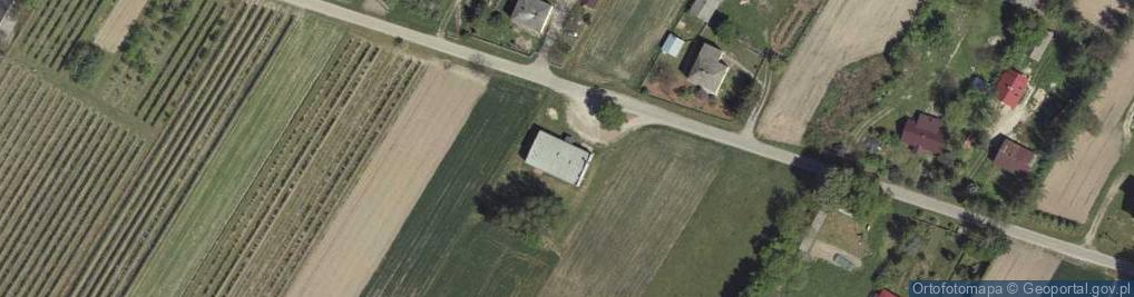 Zdjęcie satelitarne OSP w Białowodzie