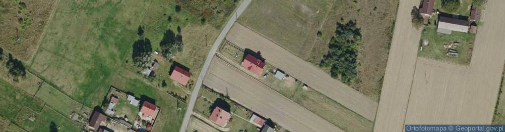 Zdjęcie satelitarne OSP w Białym Borze