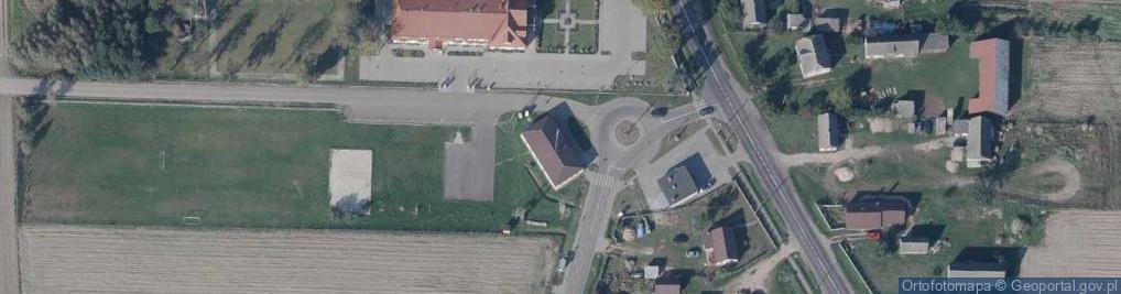 Zdjęcie satelitarne OSP w Biardach