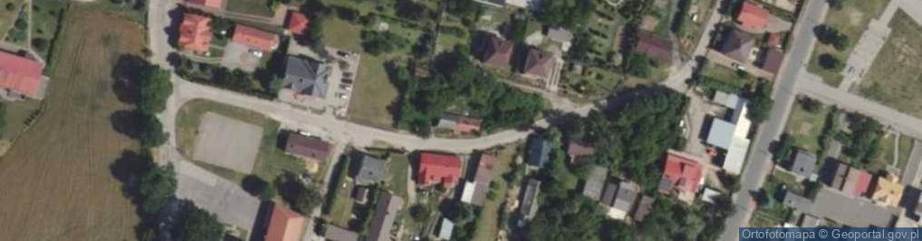 Zdjęcie satelitarne OSP w Bielsku