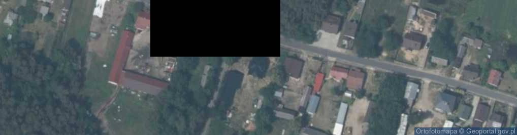 Zdjęcie satelitarne OSP w Bierwcach