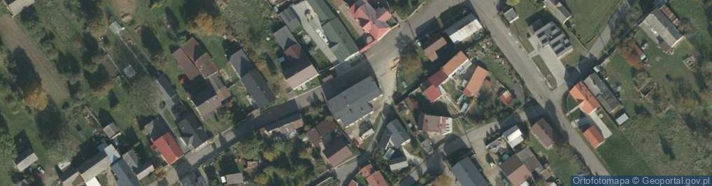 Zdjęcie satelitarne OSP w Bliszczycach