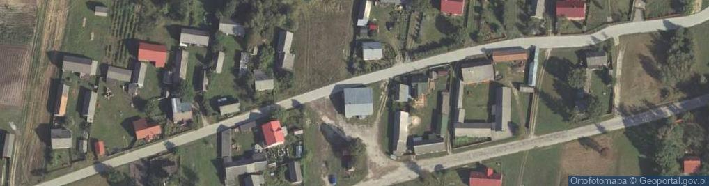 Zdjęcie satelitarne OSP w Bliżowie