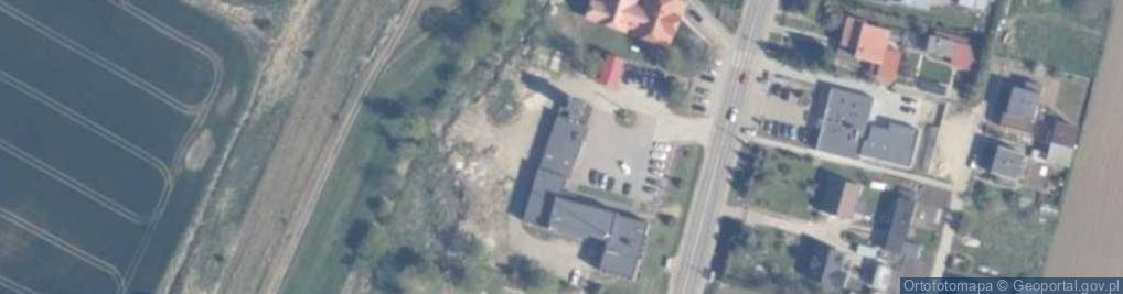 Zdjęcie satelitarne OSP w Bobowie