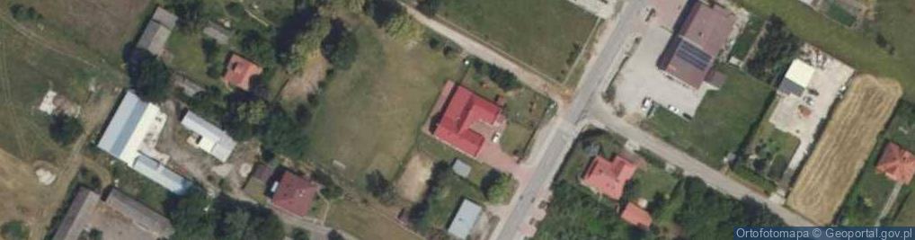 Zdjęcie satelitarne OSP w Bogatkach