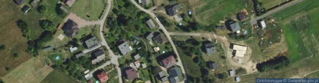 Zdjęcie satelitarne OSP w Bogunicach Gmina Lyski