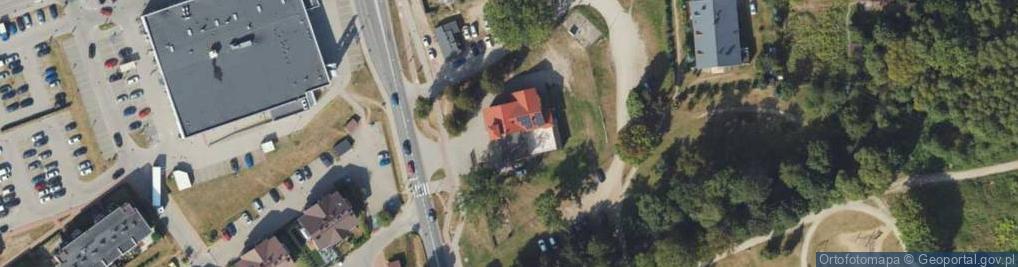 Zdjęcie satelitarne OSP w Bolszewie
