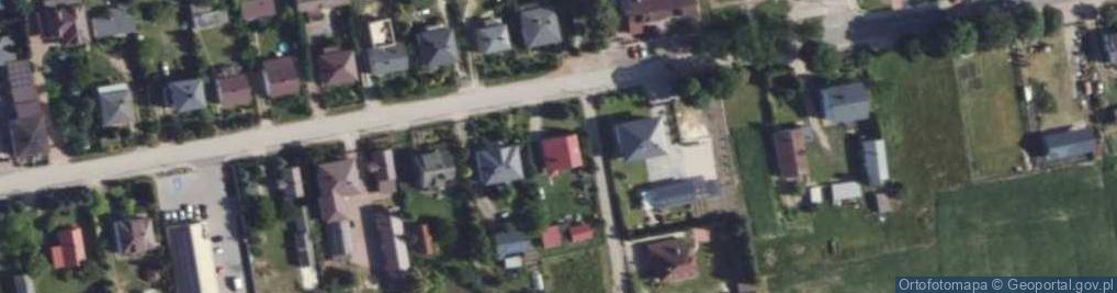 Zdjęcie satelitarne OSP w Brochowie