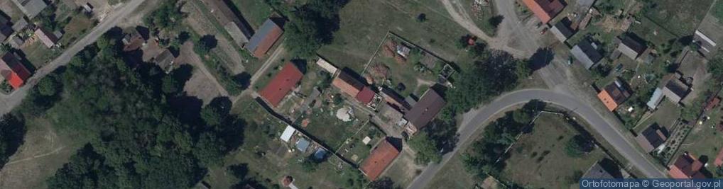 Zdjęcie satelitarne OSP w Brodach