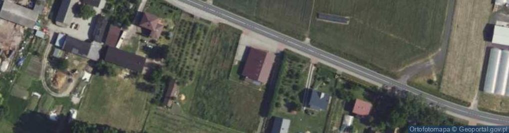 Zdjęcie satelitarne OSP w Brończynie