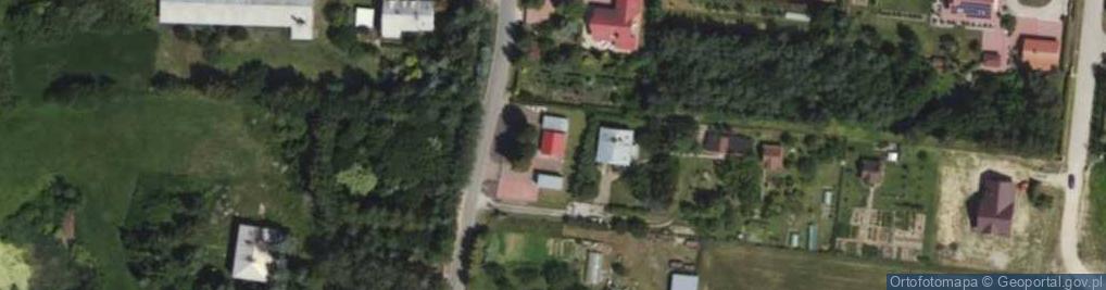 Zdjęcie satelitarne OSP w Brwilnie