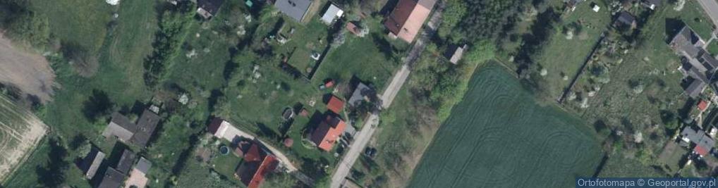 Zdjęcie satelitarne OSP w Brzeźcach