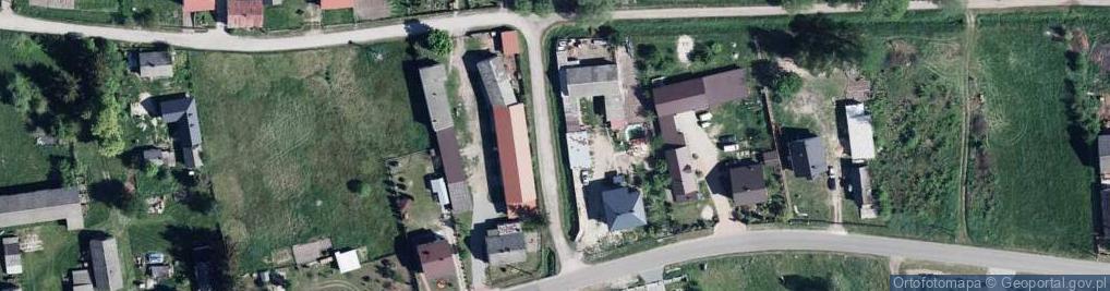 Zdjęcie satelitarne OSP w Brzezinach