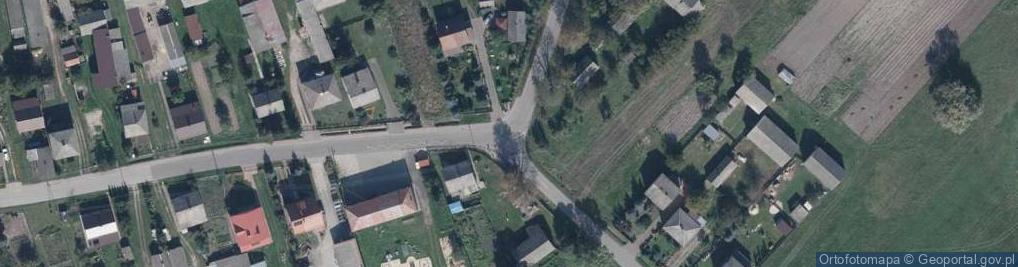 Zdjęcie satelitarne OSP w Brzeźnicy Bychawskiej