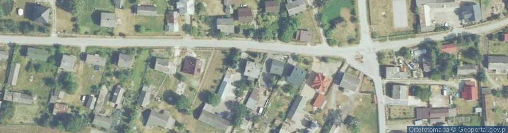 Zdjęcie satelitarne OSP w Brzeźnie