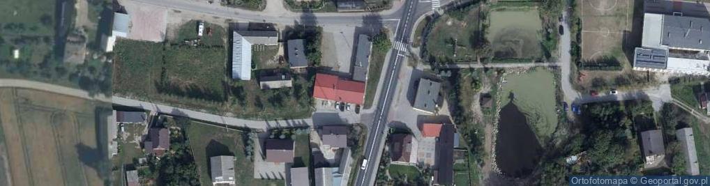 Zdjęcie satelitarne OSP w Brzoziu Lubawskim