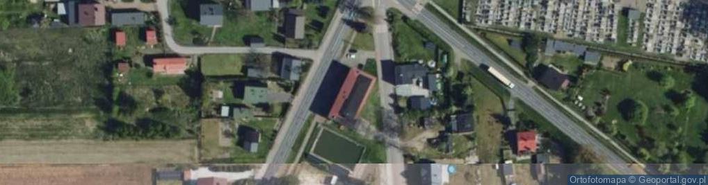 Zdjęcie satelitarne OSP w Buczku