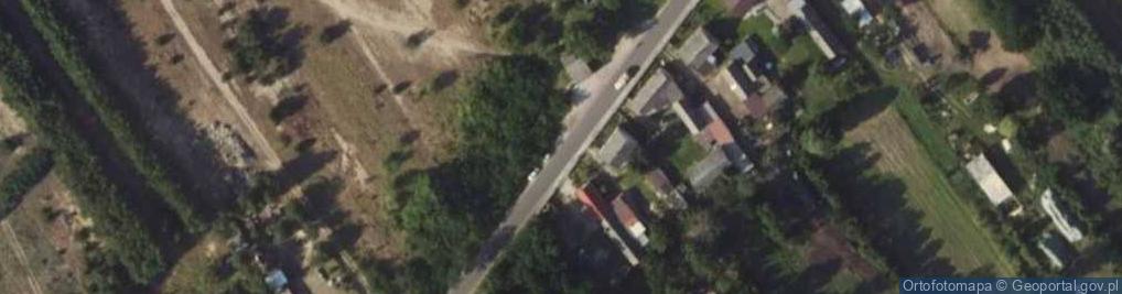 Zdjęcie satelitarne OSP w Budkach Nowych