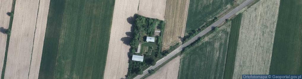 Zdjęcie satelitarne OSP w Budziskach