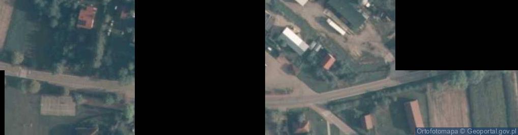 Zdjęcie satelitarne OSP w Bujałach Mikoszach