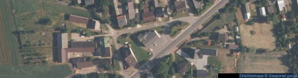 Zdjęcie satelitarne OSP w Bujnach