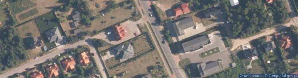 Zdjęcie satelitarne OSP w Bukowcu