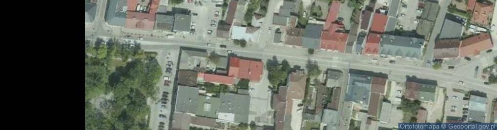 Zdjęcie satelitarne OSP w Busku Zdroju