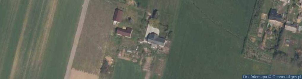 Zdjęcie satelitarne OSP w Chajewie