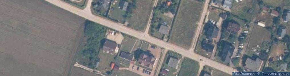 Zdjęcie satelitarne OSP w Chłapowie