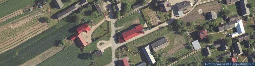 Zdjęcie satelitarne OSP w Chłopkowie