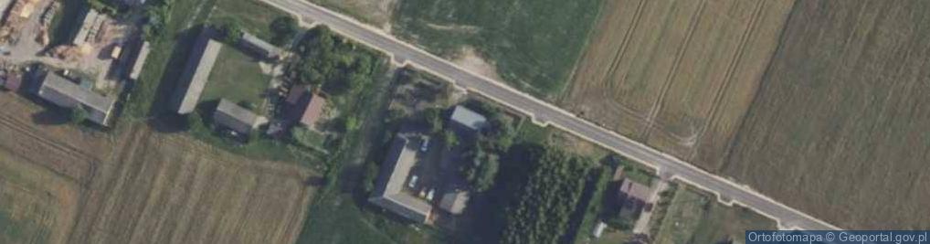 Zdjęcie satelitarne OSP w Chmielewie