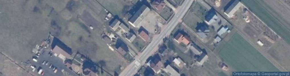 Zdjęcie satelitarne OSP w Choinach