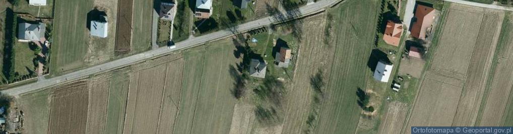 Zdjęcie satelitarne OSP w Chrząstówce