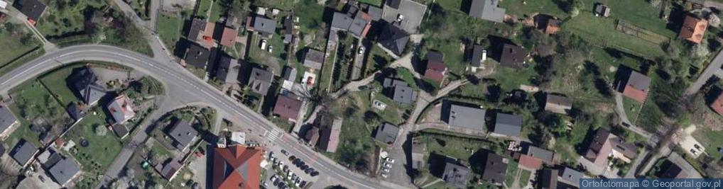 Zdjęcie satelitarne OSP w Chwałęcicach Gmina Rybnik